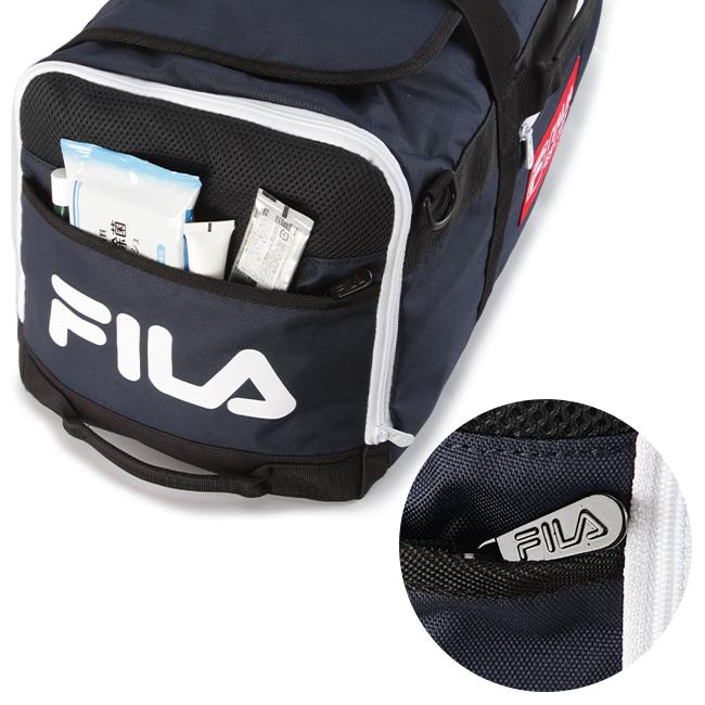 最大41% 10/2限定 フィラ FILA ボストンバッグ 48L 修学旅行 林間学校 小学校 中学生 高校生 女子 男子 子供 大容量 撥水 旅行 シューズ収納 7775 在庫限り | FILA | 13