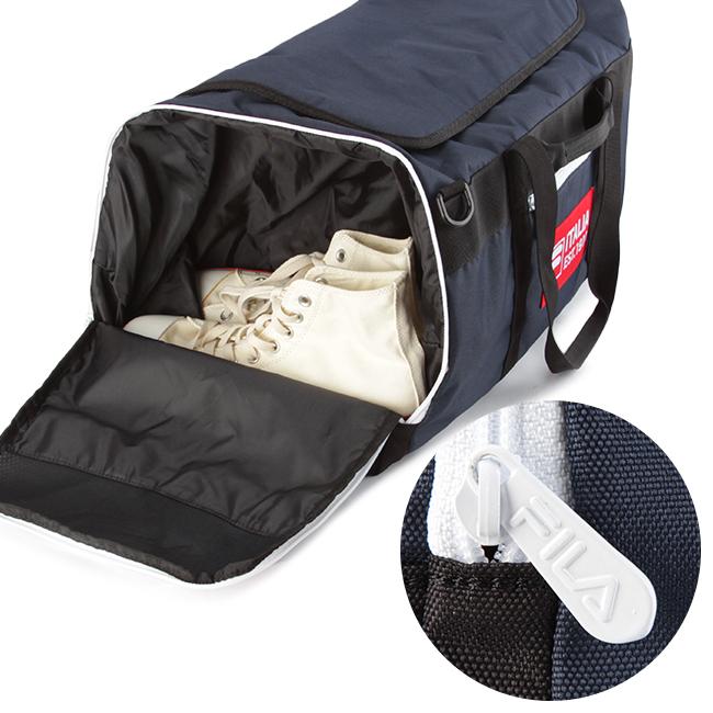 最大51% 3/3限定 フィラ FILA ボストンバッグ 48L 修学旅行 林間学校 小学校 中学生 高校生 女子 男子 子供 大容量 撥水 旅行 シューズ収納 7775 在庫限り | FILA | 14