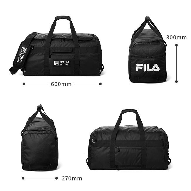 最大41% 10/2限定 フィラ FILA ボストンバッグ 48L 修学旅行 林間学校 小学校 中学生 高校生 女子 男子 子供 大容量 撥水 旅行 シューズ収納 7775 在庫限り | FILA | 05