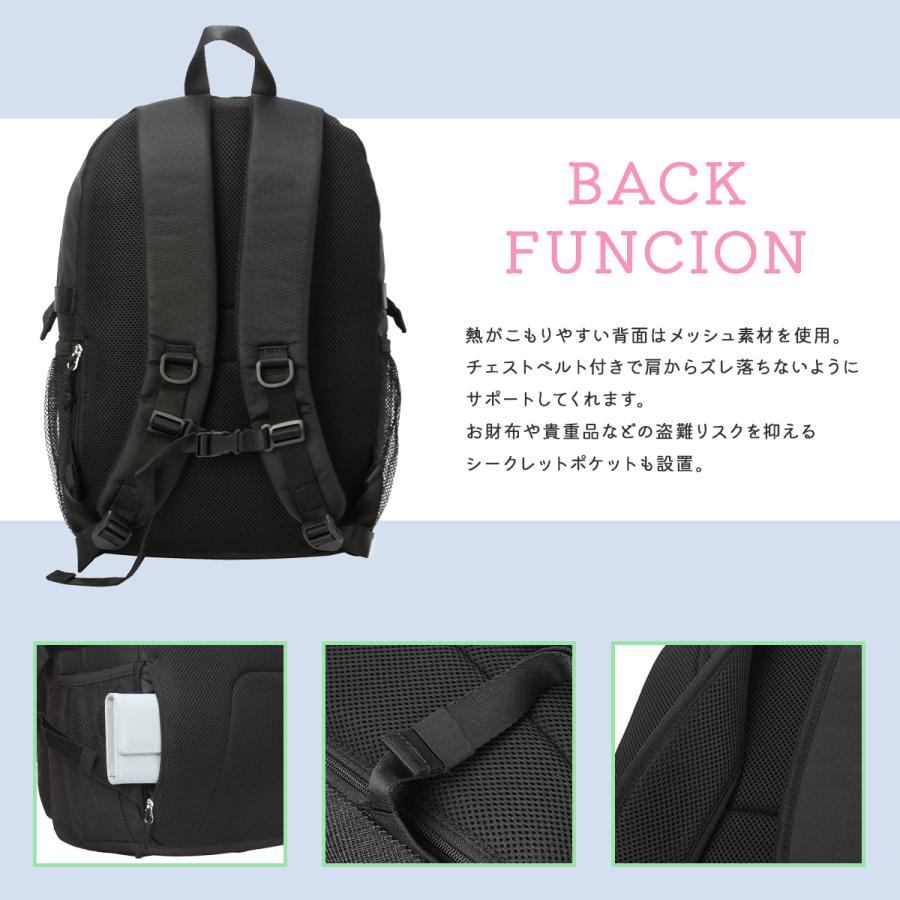 最大51% 3/8限定 FILA フィラ リュック 32L 通学 女子 女子高生 高校生 中学生 大容量 黒 スクールリュック スクールバッグ ルミノ A4 B4 7891 | FILA | 18