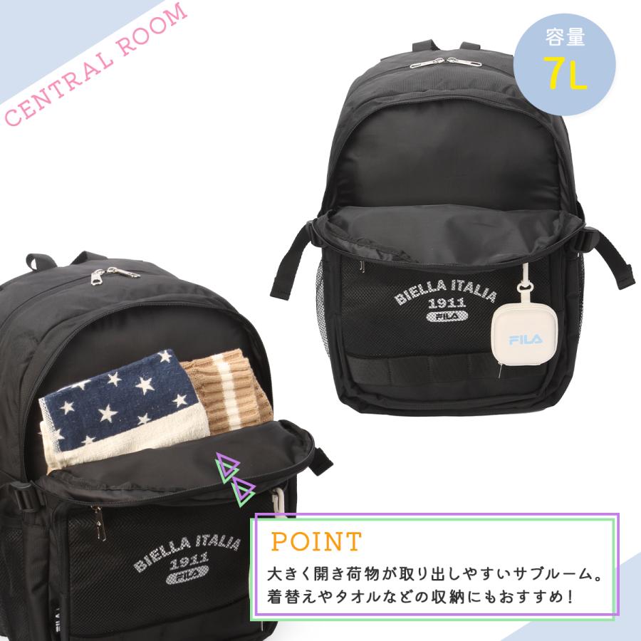 最大51% 3/8限定 FILA フィラ リュック 32L 通学 女子 女子高生 高校生 中学生 大容量 黒 スクールリュック スクールバッグ ルミノ A4 B4 7891 | FILA | 14