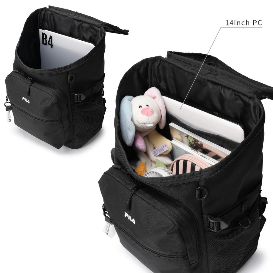 最大44% 3/1まで 2026モデル FILA フィラ リュック 33L 通学 男子 女子 女子高生 高校生 大容量 黒 スクールリュック スクールバッグ エンデュアー A4 B4 7930 | FILA | 13