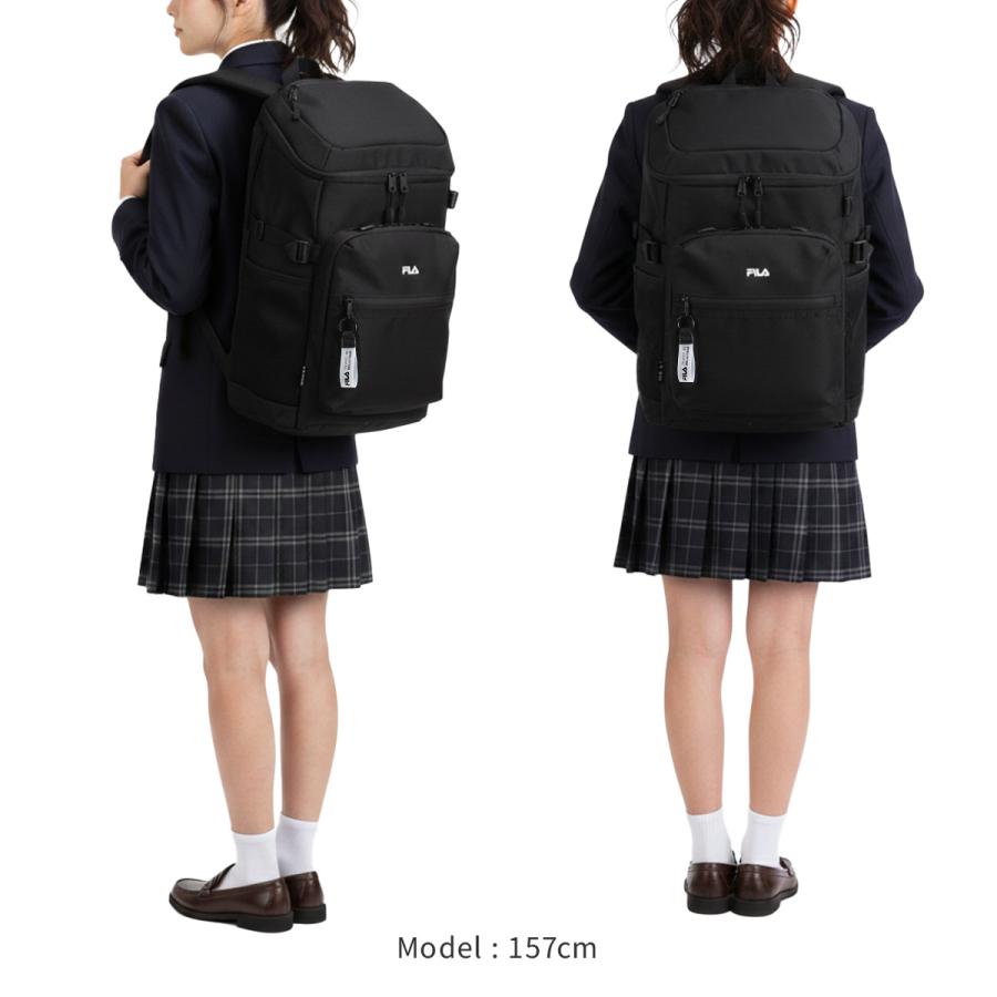 最大40% 10/5限定 2026モデル FILA フィラ リュック 33L 通学 男子 女子 女子高生 高校生 大容量 黒 スクールリュック スクールバッグ エンデュアー A4 B4 7930 | FILA | 08