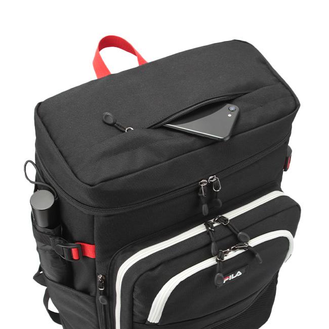 最大53% 3/1まで FILA フィラ リュック 33L 通学 男子 女子 女子高生 高校生 大容量 スクールリュック スクールバッグ スクエア ボックス型 プレジオ 7747 | FILA | 10