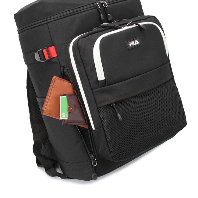 最大53% 3/1まで FILA フィラ リュック 33L 通学 男子 女子 女子高生 高校生 大容量 スクールリュック スクールバッグ スクエア ボックス型 プレジオ 7747 | FILA | 14