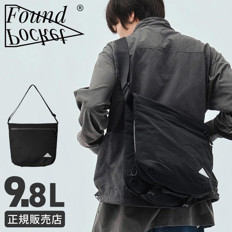 最大42% 8/12限定 ファウンドポケット ショルダーバッグ メンズ レディース 9.8L A4 軽量 大容量 大きめ 斜めがけバッグ 大人 かっこいい Found Pocket FPGMB01 | ブランド登録なし