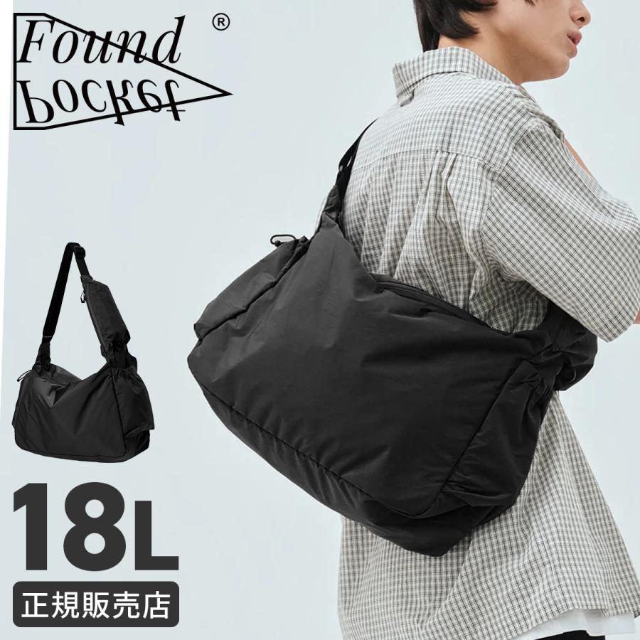 最大42% 8/12限定 ファウンドポケット ショルダーバッグ メンズ レディース 18L A4 軽量 撥水 斜めがけバッグ ハーフムーン 三日月 舟形 Found Pocket FPGMB03 | ブランド登録なし