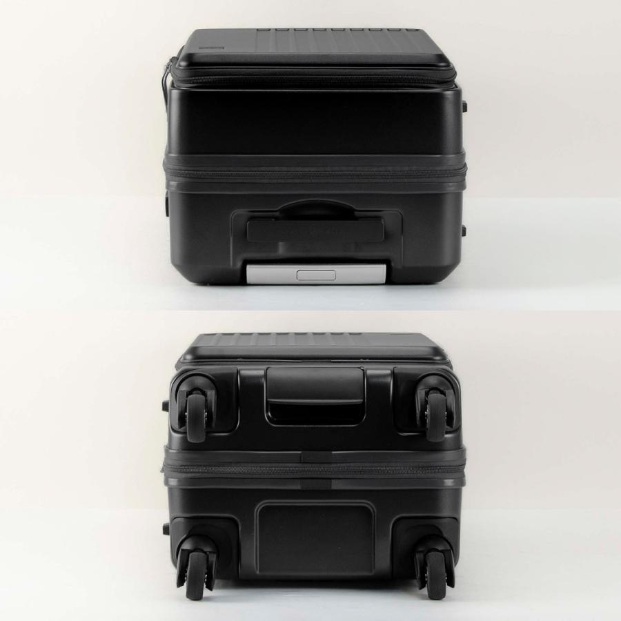 フリクエンター リエーヴェ スーツケース Mサイズ 45L 52L 拡張機能付き フロントオープン 超静音 軽量 片開き 横開き FREQUENTER LIEVE 1-730 | FREQUENTER | 20