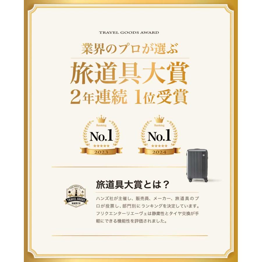 フリクエンター リエーヴェ スーツケース Mサイズ 52L 軽量 中型 静音キャスター キャリーケース キャリーバッグ FREQUENTER LIEVE 1-252 | FREQUENTER | 08