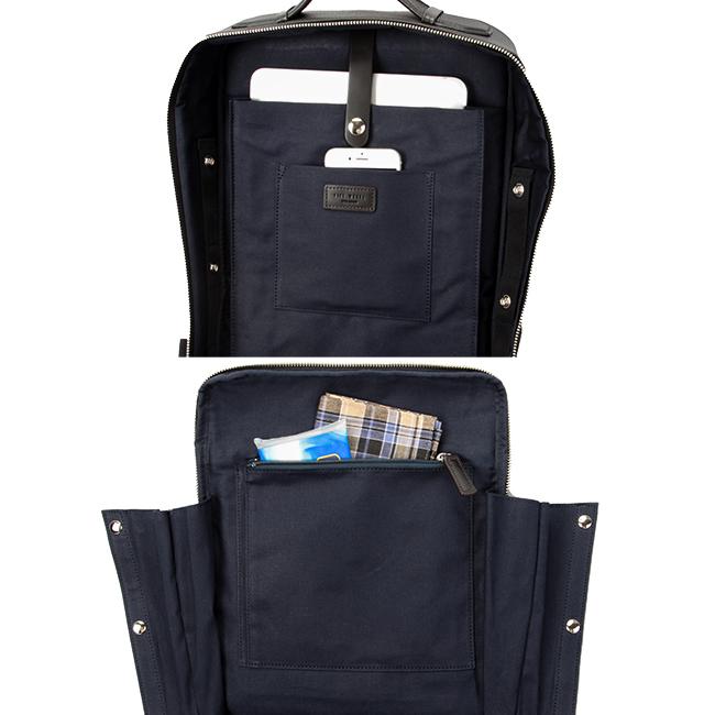 ⭐️極美品⭐️　ファイブウッズ　グレイン　ビジネスリュック　レザー　ネイビー 東京ヒマワリ / ファイブウッズ(FIVE WOODS) GRAIN(グレイン) ビジネス