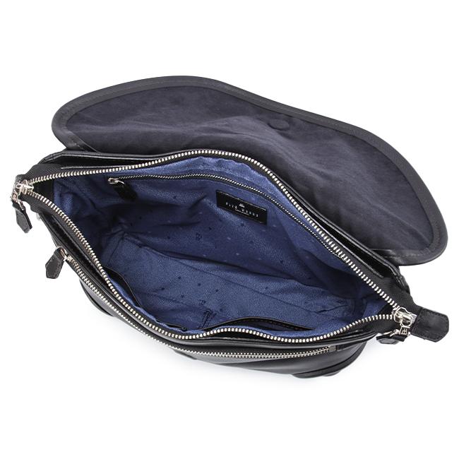 美品 ファイブウッズ プラトウ レザー ショルダーバッグ 斜めがけ ネイビー 美品 ファイブウッズ プラトウ レザー ショルダーバッグ 斜めがけ