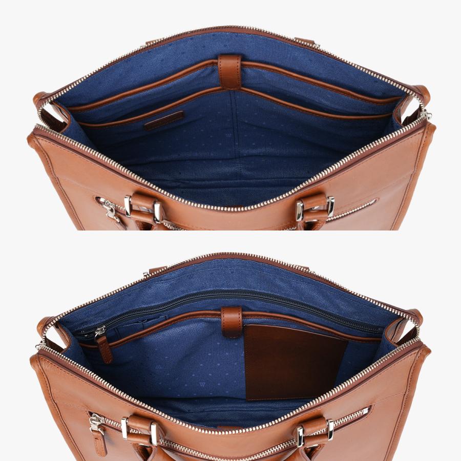 最大40% 9/1限定 ファイブウッズ プラトウ ブリーフケース ビジネスショルダーバッグ メンズ レディース ブランド A4 PC 2WAY レザー FIVE WOODS PLATEAU 39596 | FIVE WOODS | 12