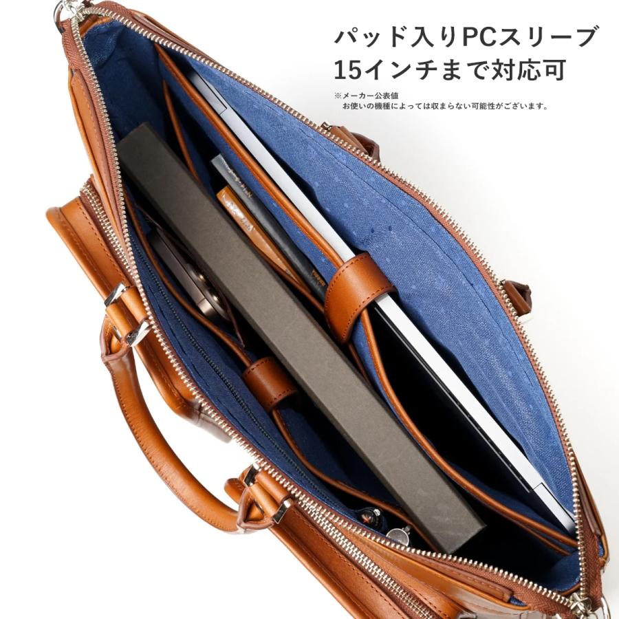 最大42% 2/7限定 新商品/林五/ファイブウッズ/PLATEAU/DOUBLE POCKET BRIEF CASE M/2WAYブリーフケース/拡張【fw-39598】 | FIVE WOODS | 14
