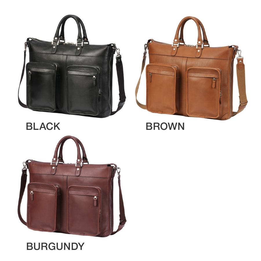 最大42% 2/7限定 新商品/林五/ファイブウッズ/PLATEAU/DOUBLE POCKET BRIEF CASE M/2WAYブリーフケース/拡張【fw-39598】 | FIVE WOODS | 02