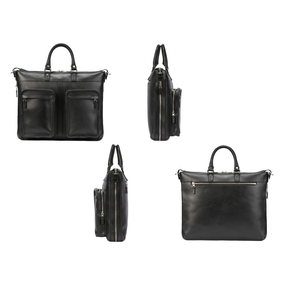 最大42% 2/7限定 新商品/林五/ファイブウッズ/PLATEAU/DOUBLE POCKET BRIEF CASE M/2WAYブリーフケース/拡張【fw-39598】 | FIVE WOODS | 03