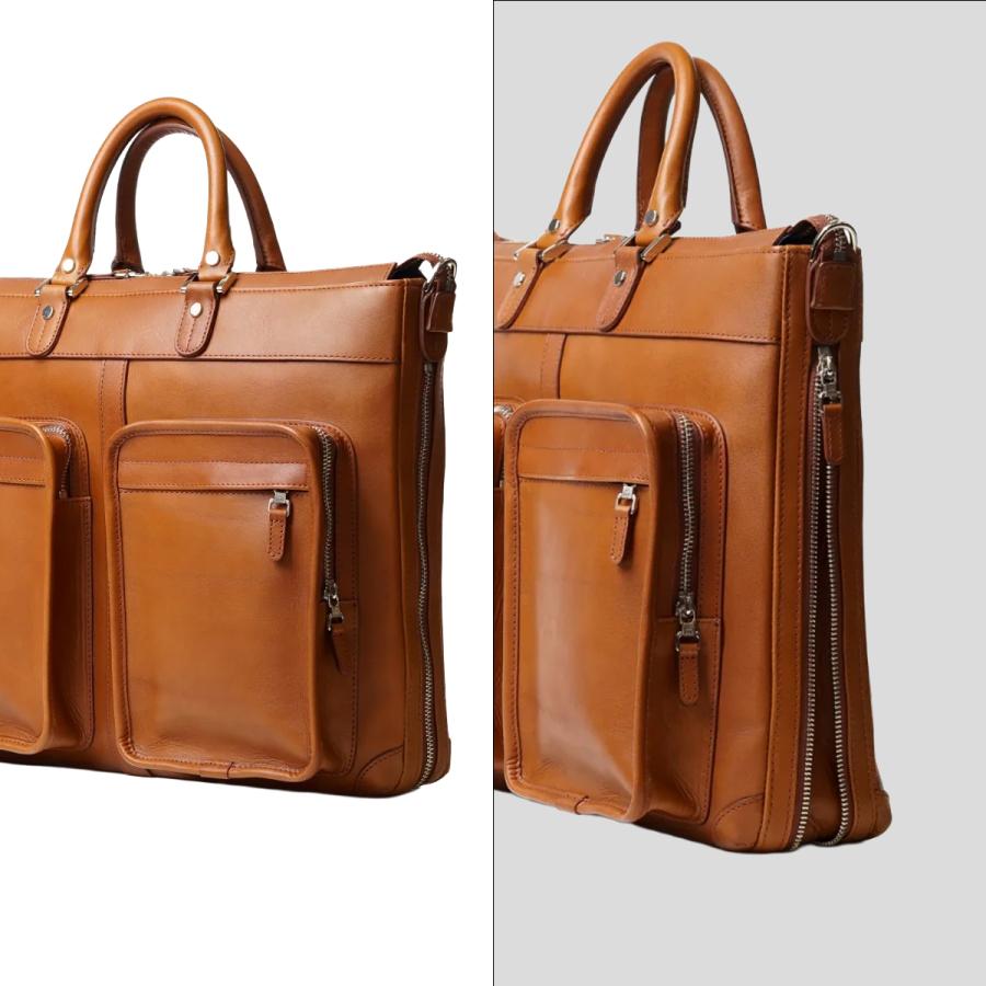 最大42% 2/7限定 新商品/林五/ファイブウッズ/PLATEAU/DOUBLE POCKET BRIEF CASE M/2WAYブリーフケース/拡張【fw-39598】 | FIVE WOODS | 07