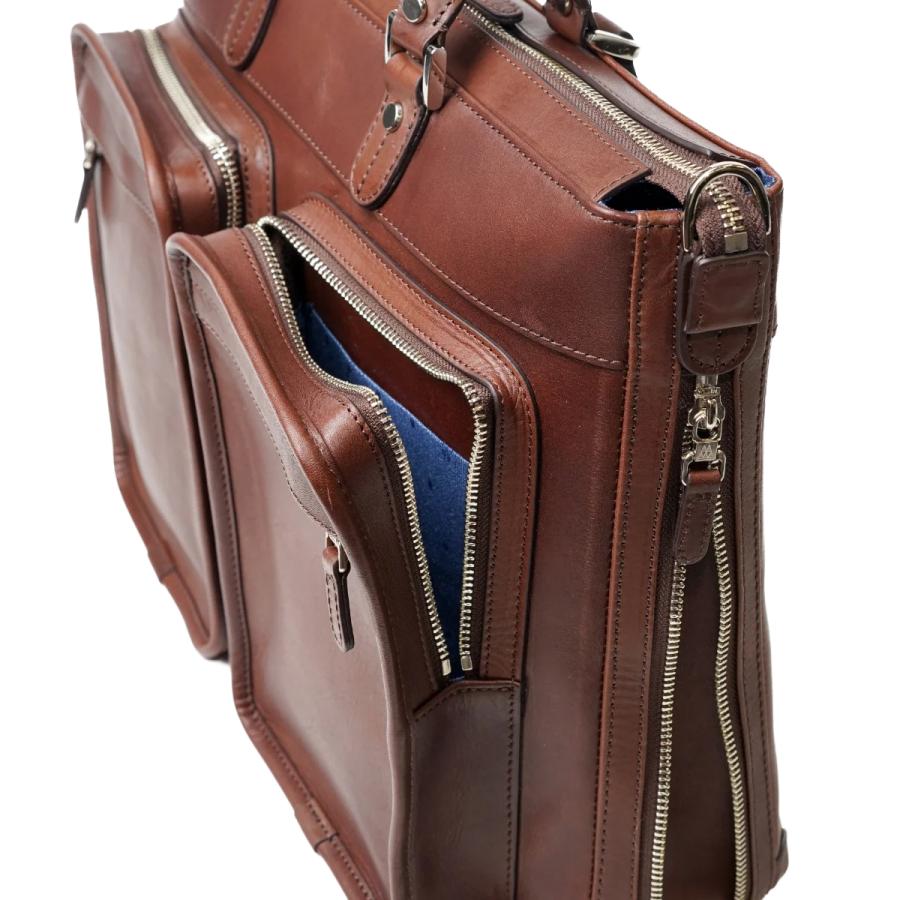 最大42% 2/7限定 新商品/林五/ファイブウッズ/PLATEAU/DOUBLE POCKET BRIEF CASE L/2WAYブリーフケース/拡張【fw-39599】 | FIVE WOODS | 12