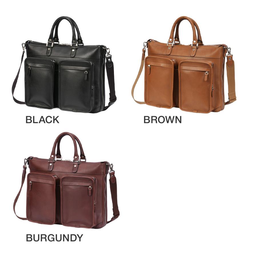 最大42% 2/7限定 新商品/林五/ファイブウッズ/PLATEAU/DOUBLE POCKET BRIEF CASE L/2WAYブリーフケース/拡張【fw-39599】 | FIVE WOODS | 02