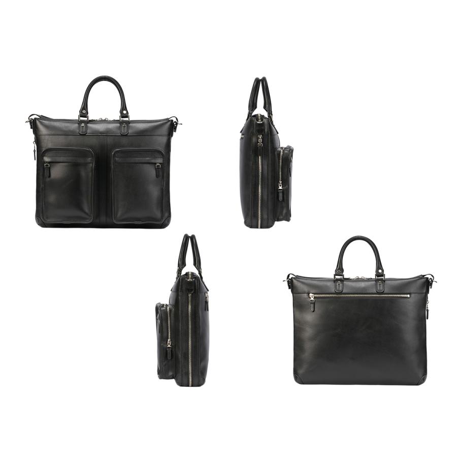 最大42% 2/7限定 新商品/林五/ファイブウッズ/PLATEAU/DOUBLE POCKET BRIEF CASE L/2WAYブリーフケース/拡張【fw-39599】 | FIVE WOODS | 03