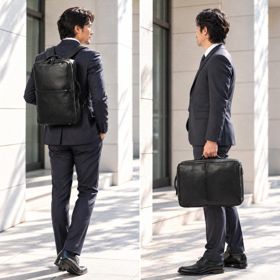 最大41% 10/7限定 ファイブウッズ グレイン2.0 ビジネスリュック ブリーフケース 2WAY B4 1室 本革 日本製 FIVE WOODS GRAIN2.0 39601 | FIVE WOODS | 06