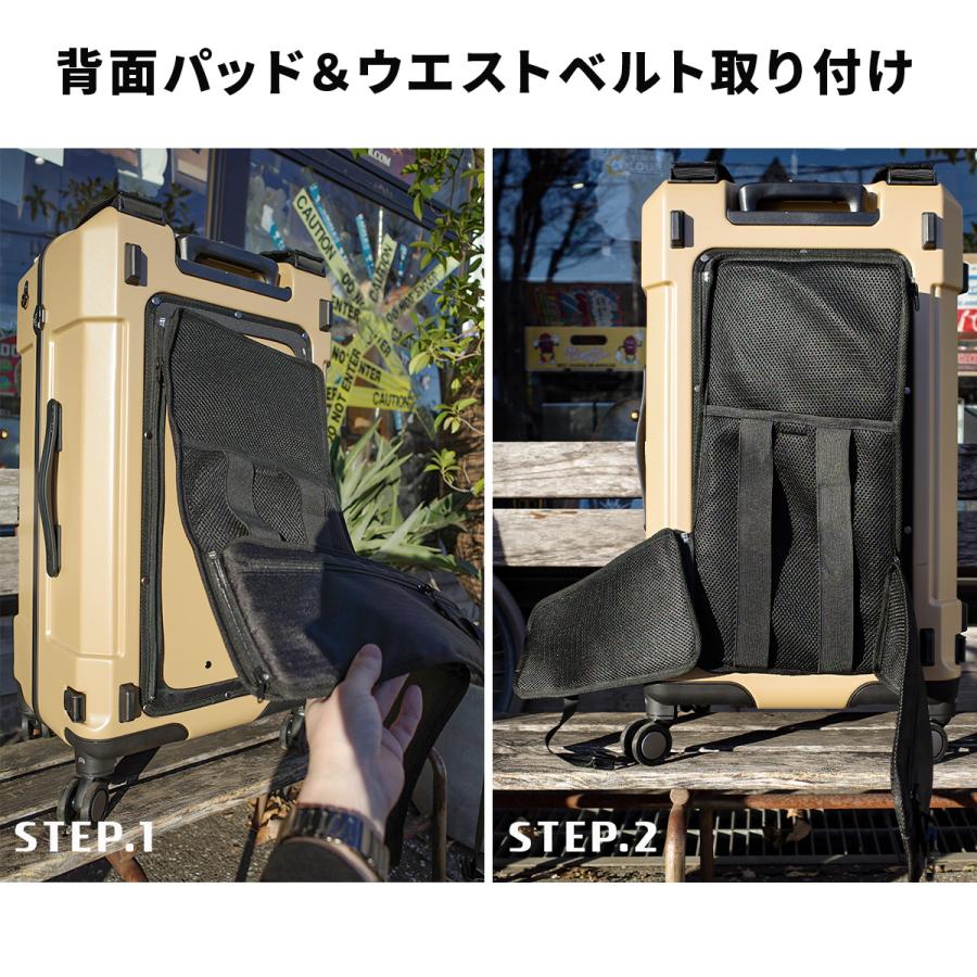最大51% 4/22限定 アジアラゲージ スーツケース Lサイズ フロントオープン リュックキャリー 大型 大容量 Asia Luggage GEARCUBE GC-25 キャリーケース | アジア・ラゲージ | 13