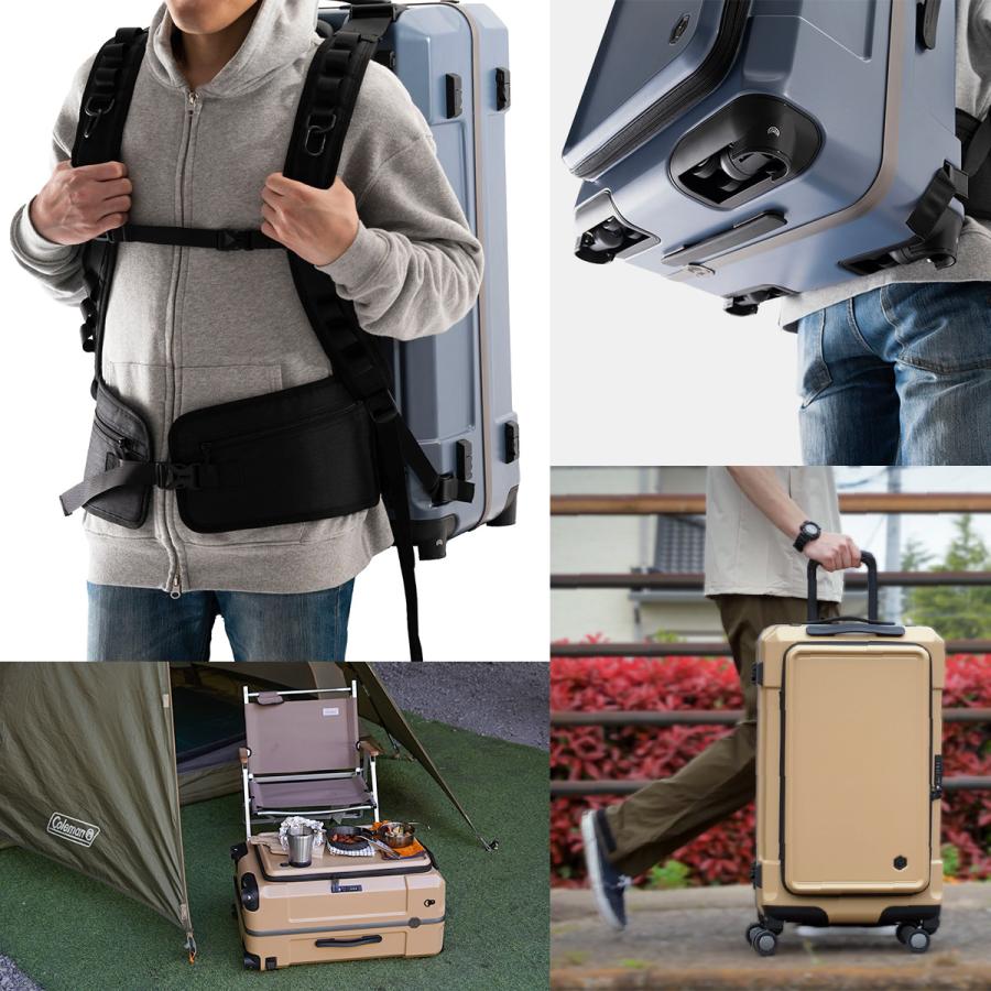 最大51% 12/28限定 アジアラゲージ スーツケース Lサイズ フロントオープン リュックキャリー 大型 大容量 Asia Luggage GEARCUBE GC-25 キャリーケース | アジア・ラゲージ | 15