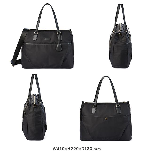 エース ジーン トートバッグ レディース 通勤 肩掛け 軽量 自立 底鋲 ファスナー付き ビジネスバッグ エセンシア ace.GENE 11482 5年保証 | ace. GENE LABEL | 05