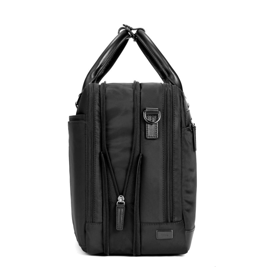 【ACE.GENE】シリアルナンバー入り 2WAY レザー ビジネスバッグ/黒 ace. GENE LABEL 最大53% 6/19から エース ジーンレーベル ヴァ