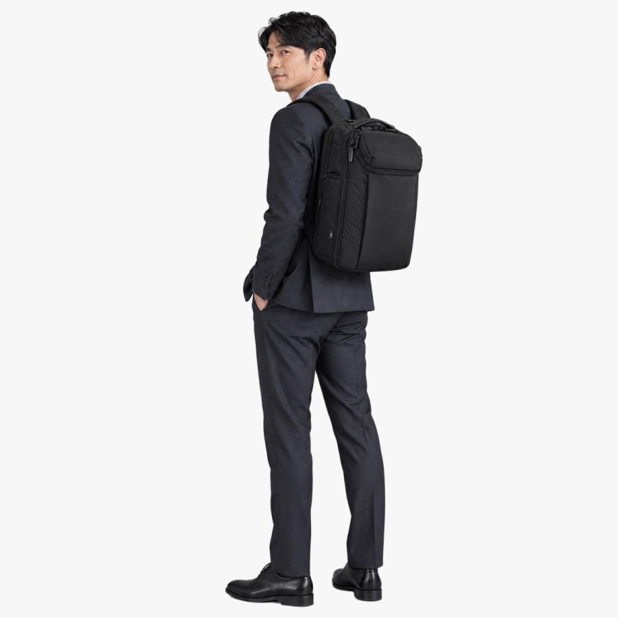 最大50% 9/17限定 エース ジーンレーベル ビジネスリュック メンズ ブランド 50代 40代 拡張 20L/25L A4 ビジネスバッグ デュアルポーズ2 ace. GENE LABEL 19221 | ace. GENE LABEL | 04