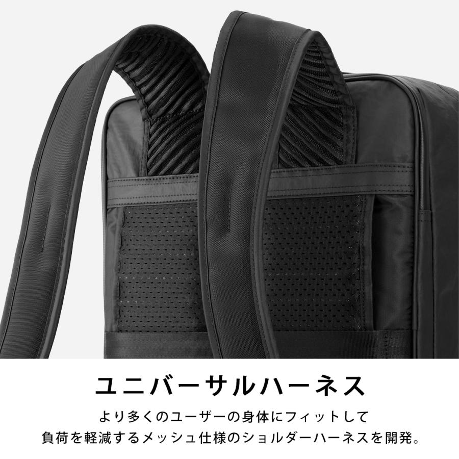 最大42% 5/9限定 エース ジーンレーベル ビジネスリュック メンズ ブランド 50代 40代 大容量 撥水 2気室 PC収納 B4 16L ガジェタブル エアV ace. GENE 20032 | ace. GENE LABEL | 16