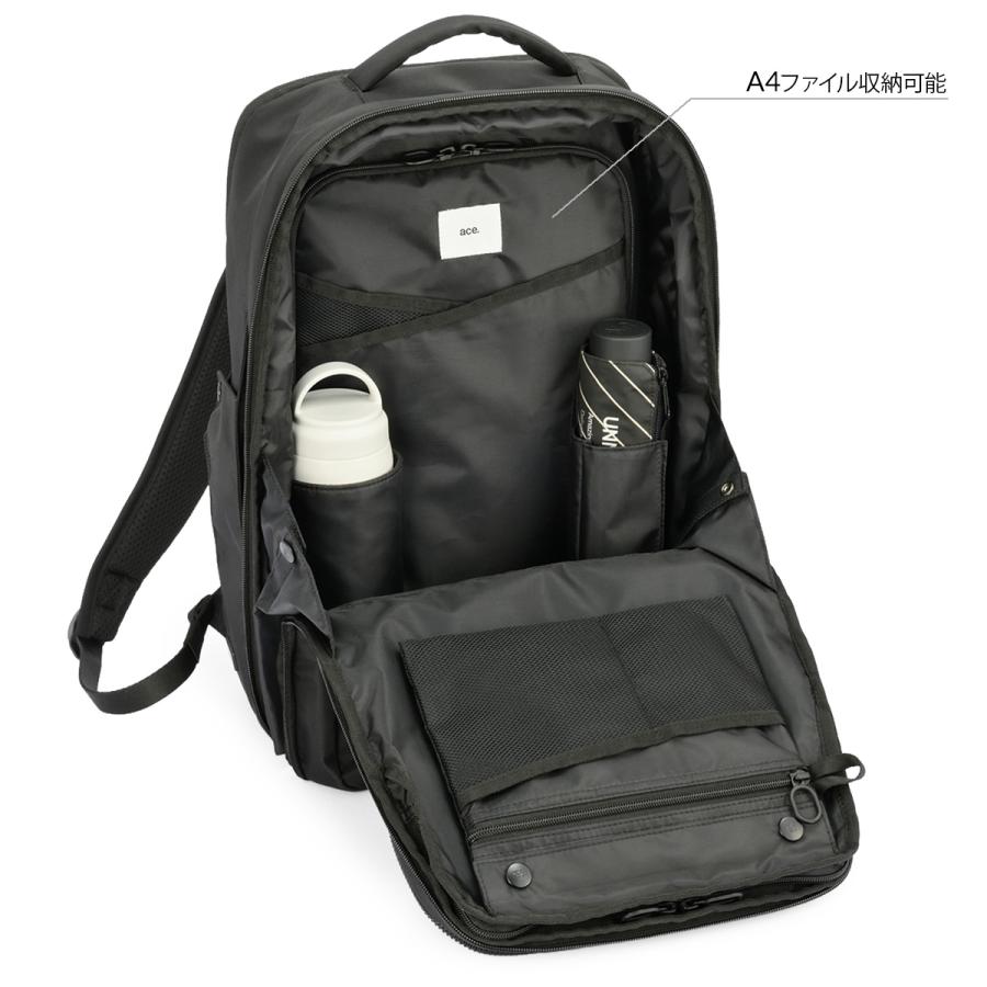 最大53% 3/22まで ジーンレーベル ネフィル ビジネスリュック A4 23L/28L 拡張 PC収納 セットアップ 通勤 出張 メンズ ace. GENE LABEL 20091 | ace. GENE LABEL | 06
