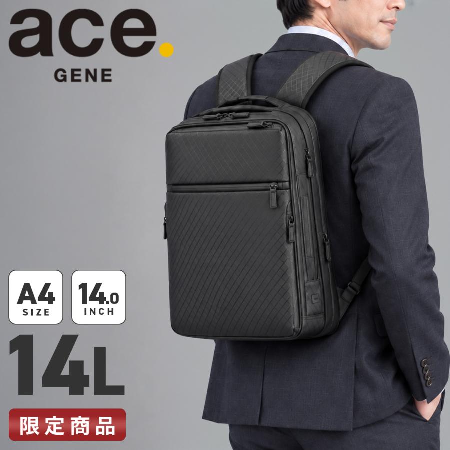 最大51% 9/15限定 エース ジーンレーベル ビジネスリュック メンズ ブランド 50代 40代 軽量 撥水14L A4 ビジネスバッグ ガジェタブルRB ace. GENE LABEL 20381 | ace. GENE LABEL