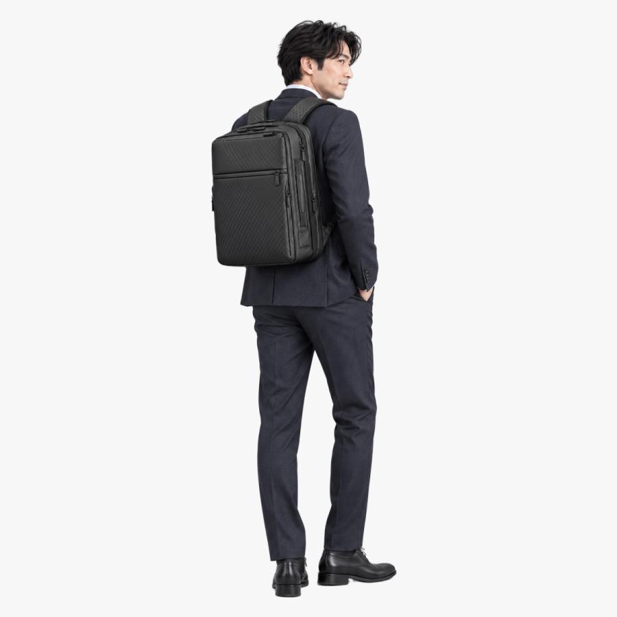 最大51% 9/15限定 エース ジーンレーベル ビジネスリュック メンズ ブランド 50代 40代 大容量 撥水 19L/23L B4 ビジネスバッグ ガジェタブルRB ace. GENE 20384 | ace. GENE LABEL | 04
