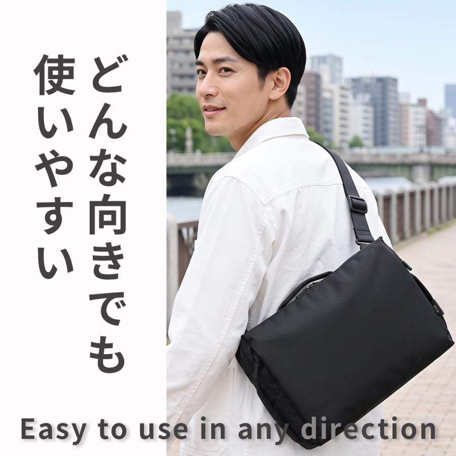 最大42% 9/25限定 ace. GENE LABEL エース ジーンレーベル ハンスリーSD2 ビジネスバッグ ショルダーバッグ メンズ レディース ブランド A4 8L 2WAY 20602 | ace. GENE LABEL | 02