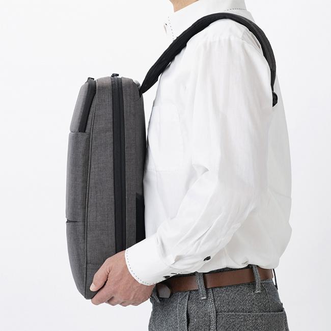 最大42% 1/4限定 エース ジーン ビジネスリュック メンズ 50代 40代 通勤 撥水 前持ち 薄型 スリム ビジネスバッグ フロンパックR ace.GENE 67821 | ace. GENE LABEL | 15