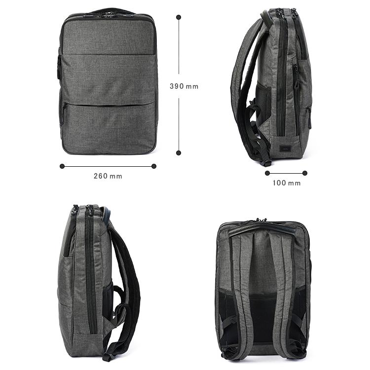 最大42% 1/4限定 エース ジーン ビジネスリュック メンズ 50代 40代 通勤 撥水 前持ち 薄型 スリム ビジネスバッグ フロンパックR ace.GENE 67821 | ace. GENE LABEL | 04