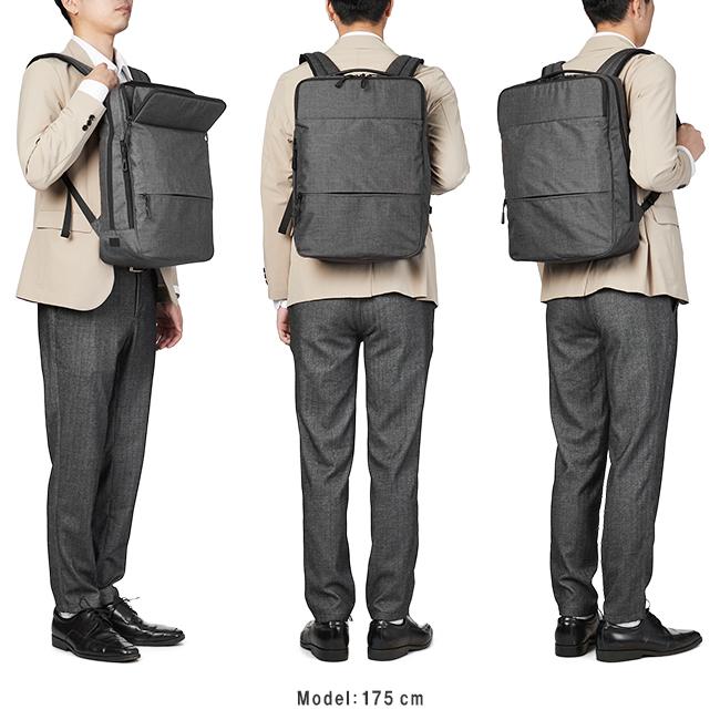 最大46% 1/8限定 エース ジーン ビジネスリュック メンズ 50代 40代 通勤 撥水 大容量 前持ち ビジネスバッグ フロンパックR ace.GENE 67823 5年保証 | ace. GENE LABEL | 05