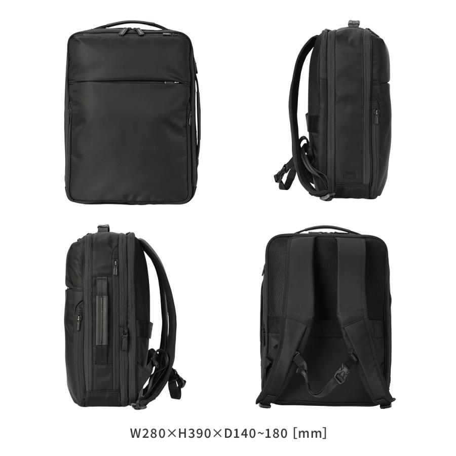 最大51% 2/11限定 エース ジーンレーベル ビジネスリュック メンズ ブランド 50代 40代 軽量 拡張 A4 15L/20L ビジネスバッグ ガジェタブルR ace.GENE 68007 | ace. GENE LABEL | 03