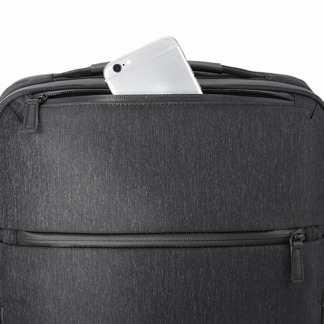 エース ジーン ビジネスリュック メンズ ブランド 50代 40代 撥水 黒 通勤 14L A4 B4 ガジェタブル ヘザー2 ace. GENE 68292 5年保証 | ace. GENE LABEL | 07