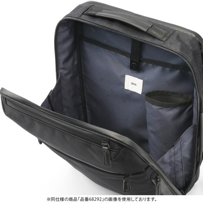 最大49% 9/30限定 エース ジーン ビジネスリュック メンズ ブランド 50代 40代 撥水 黒 通勤 16L A4 B4 ガジェタブル ヘザー2 ace. GENE 68293 5年保証 | ace. GENE LABEL | 10
