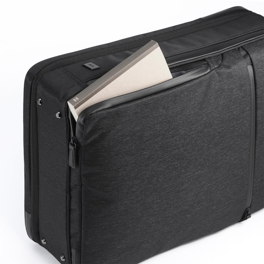 エース ジーン ビジネスリュック メンズ ブランド 50代 40代 撥水 拡張 A4 B4 19L/23L ガジェタブルヘザー2 ace.GENE 68294 5年保証 | ace. GENE LABEL | 08