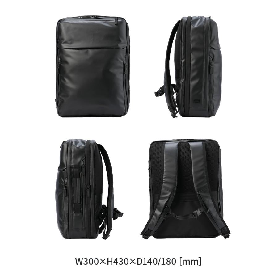 エースジーン ビジネスリュック ビジネスバッグ メンズ ブランド 通勤 撥水 拡張 A4 B4 19L/23L PC収納 15.6インチ ace. GENE LABEL 68664 | ace. GENE LABEL | 03