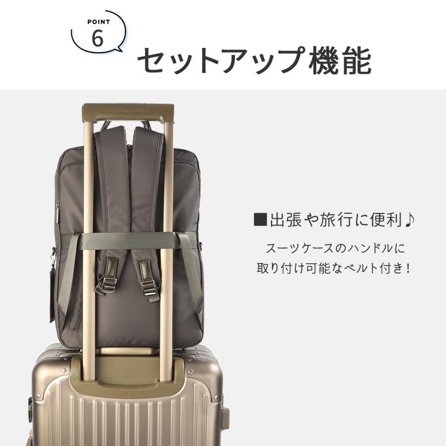 最大50% 9/29限定 エース ジーンレーベル ビジネスリュック レディース ブランド 黒 通勤 PC収納 15L ユニバーサルハーネス フィッテム ace.GENE LABEL 68682 | ace. GENE LABEL | 14