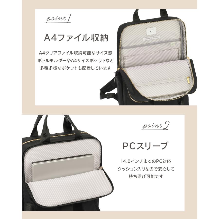 最大51% 9/15限定 エース ジーンレーベル フィッテム ビジネスリュック A4 15L 軽量 PC収納 セットアップ レディース 通勤 出張 ace. GENE LABEL 68685 | ace. GENE LABEL | 05