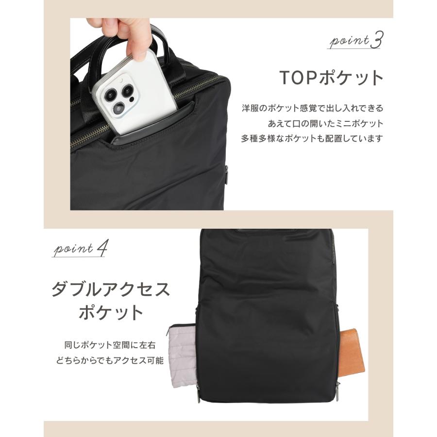 最大51% 8/21限定 エース ジーンレーベル フィッテム ビジネスリュック A4 17L/20L 拡張 軽量 PC収納 セットアップ レディース 通勤 出張 ace. GENE LABEL 68686 | ace. GENE LABEL | 06