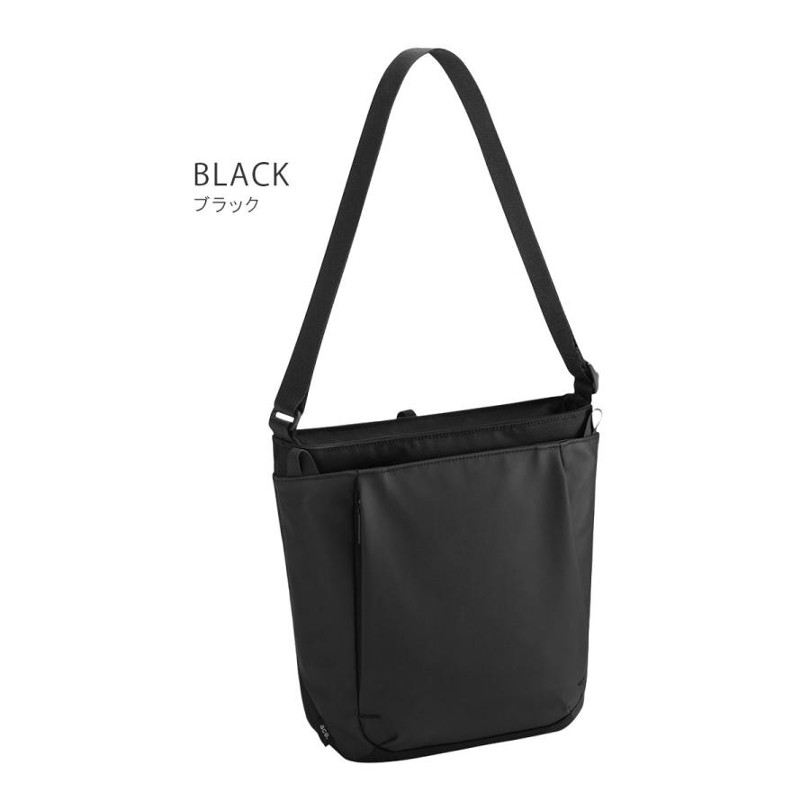 (正規品)ブラック ショルダーバッグ ace. GENE LABEL 最大51% 5/28まで エースジーン ラグレンティスクロス