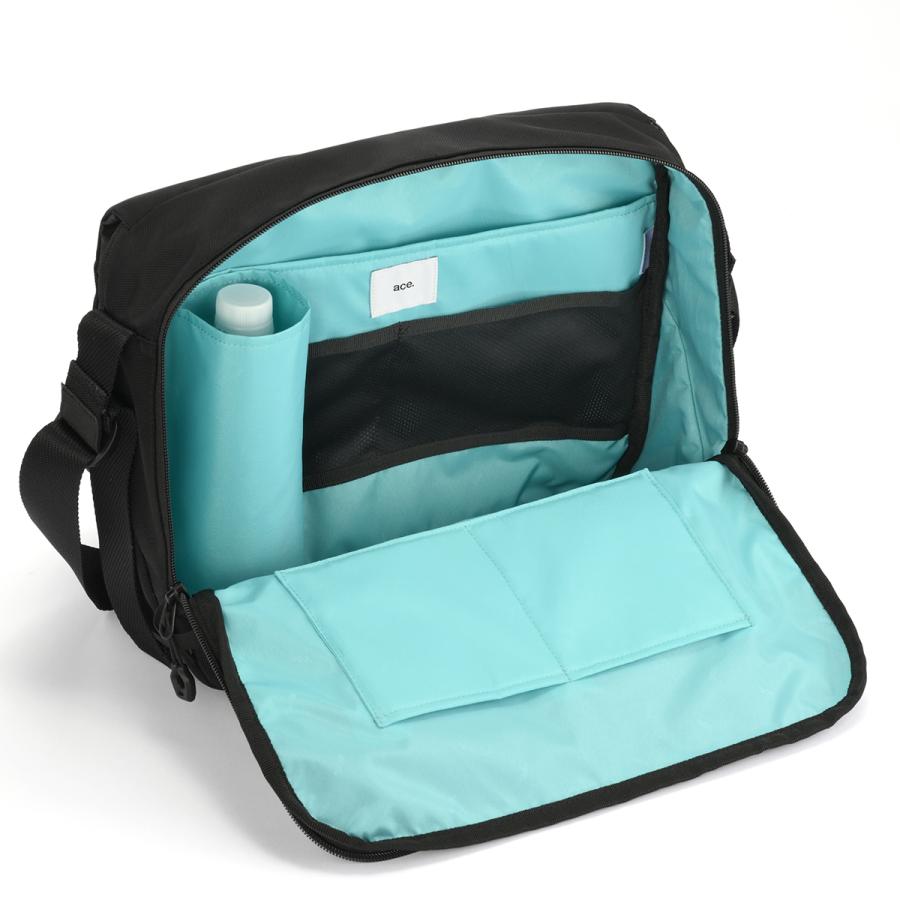 商品レビューで+5%｜エースジーン ラグレンティスクロス ショルダーバッグ メンズ ブランド 斜めがけバッグ 大きめ 撥水 A4 16L PC収納 13.3インチ ace.GENE 68797 ace. GENE LABEL 最大51% 1/13限定 エースジーン ラグレンティスクロス