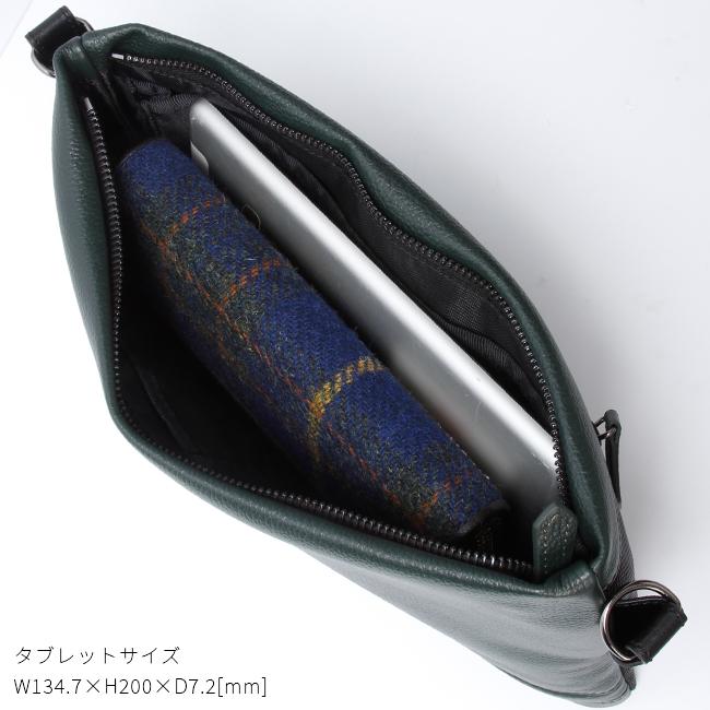 最大41% 9/29限定 グランジオール ショルダーバッグ メンズ ブランド レザー 本革 軽量 撥水 薄型 横型 斜めがけ 小さめ ミニ クロスオーバー grungeall GR501 | grungeall | 11