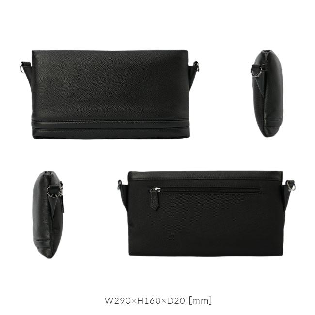 最大51% 3/3限定 グランジオール ショルダーバッグ メンズ ブランド レザー 本革 軽量 撥水 薄型 横型 斜めがけ 小さめ ミニ クロスオーバー grungeall GR501 | grungeall | 05