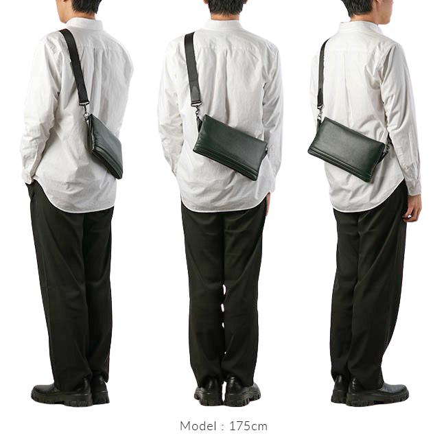 最大50% 4/25限定 グランジオール ショルダーバッグ メンズ ブランド レザー 本革 軽量 撥水 薄型 横型 斜めがけ 小さめ ミニ クロスオーバー grungeall GR501 | grungeall | 06